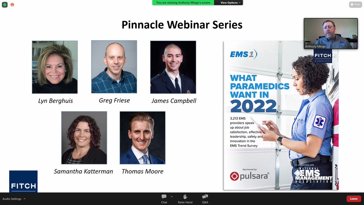 Have you reviewed the 2022 Paramedic Trends Report by <a href="/EMSsurveyteam/">EMS Survey Team</a>? I'm watch the @PiinacleEMS webcast right now!