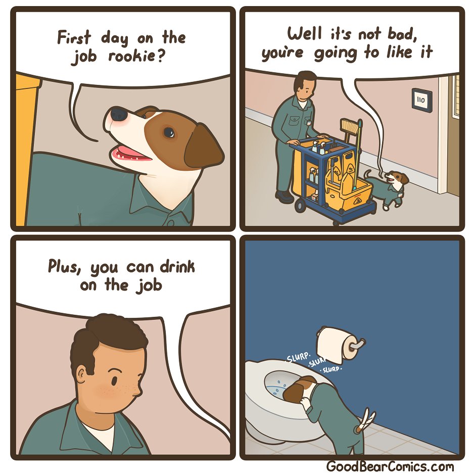 GoodBearPerson's tweet photo. ''Janitor''
BONUS comic on Patreon: https://t.co/Kjq6v3uMF0 https://t.co/5RwOXWa7ol