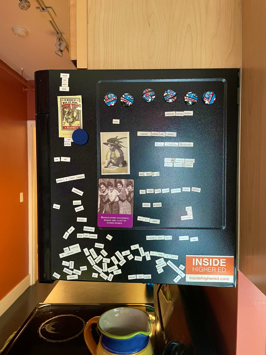 ComicsReckoning's tweet photo. You know the vibe is good when magnets are #feminist #chaotic with #cats and about #reading 😍 #noMondayBlues #RacialReckoningComics #RRC #UI_RaceComics @ObermannCenter https://t.co/hMgyMtll10