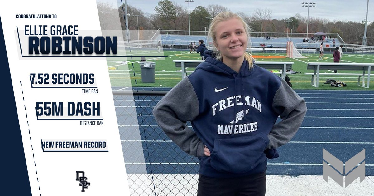 DSFAthletics's tweet image. Congratulations to @egrobinson2024 and setting a new @DSFAthletics record! #GOMAVS