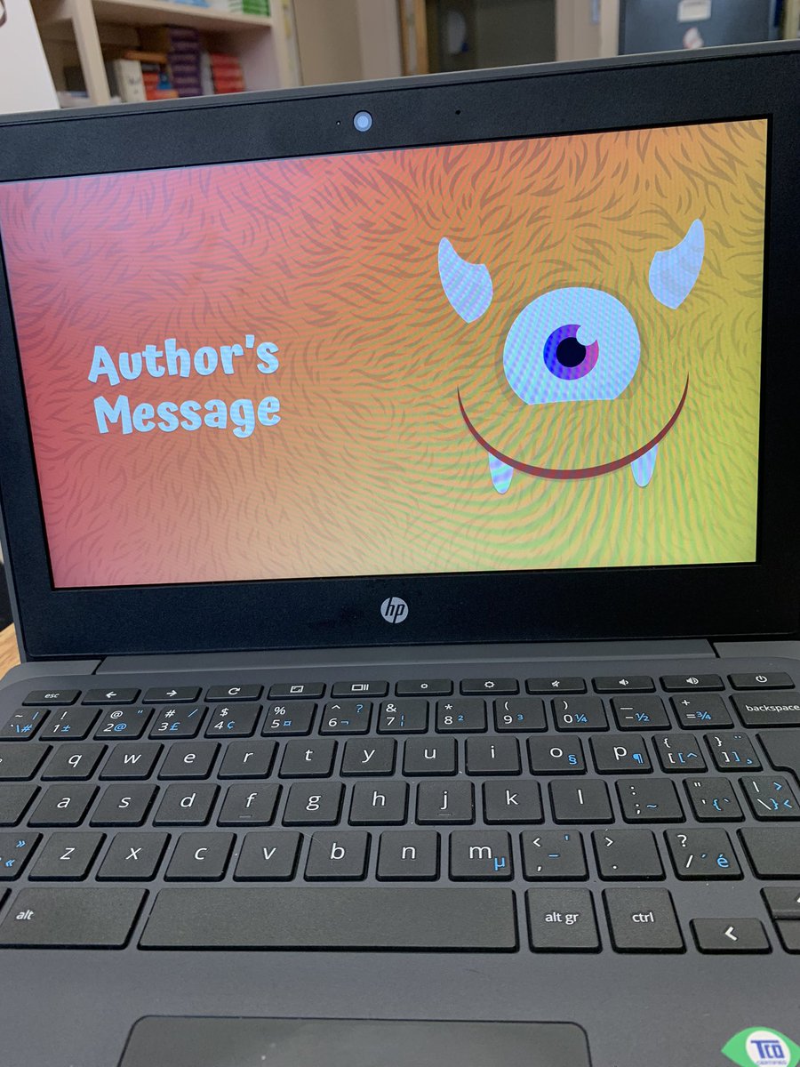 MrsJBragg's tweet photo. A short video today to discuss the #AuthorsMessage in fiction. The #EpicBaguettes had some great ideas. @HrceLiteracy https://t.co/ke9C3stfwy