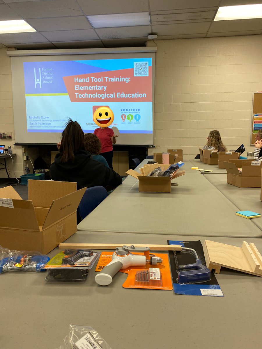 Officially Hand Tool Trained! Bring on the inquiry based tasks. <a href="/HDSBTechEd/">HDSB Tech Ed</a>