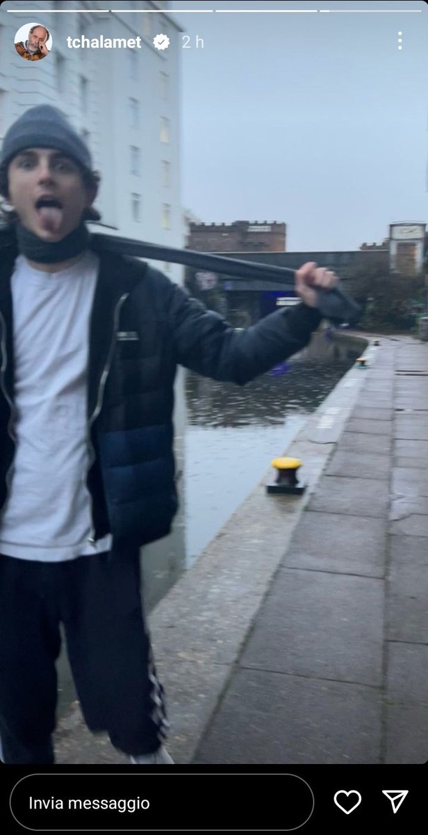 TimotheeItalia's tweet photo. 📱 Timothée sulle storie di Instagram! https://t.co/EKE2ujipqQ