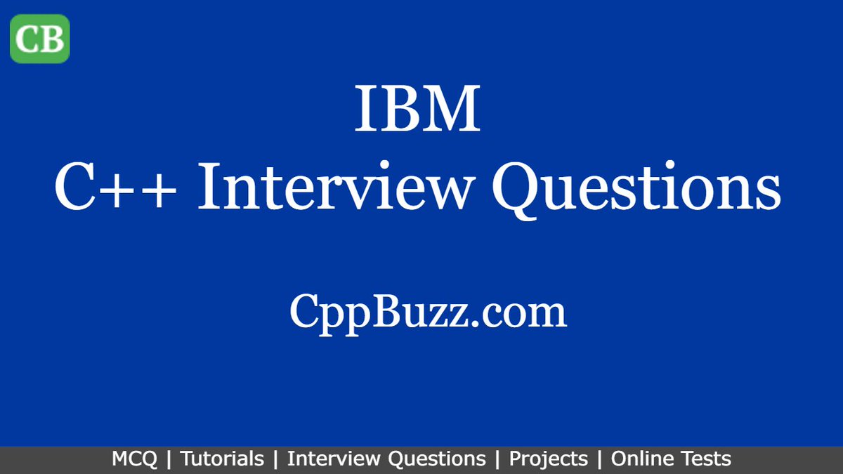 CppBuzz (@CppBuzzDotCom) / Posts / X