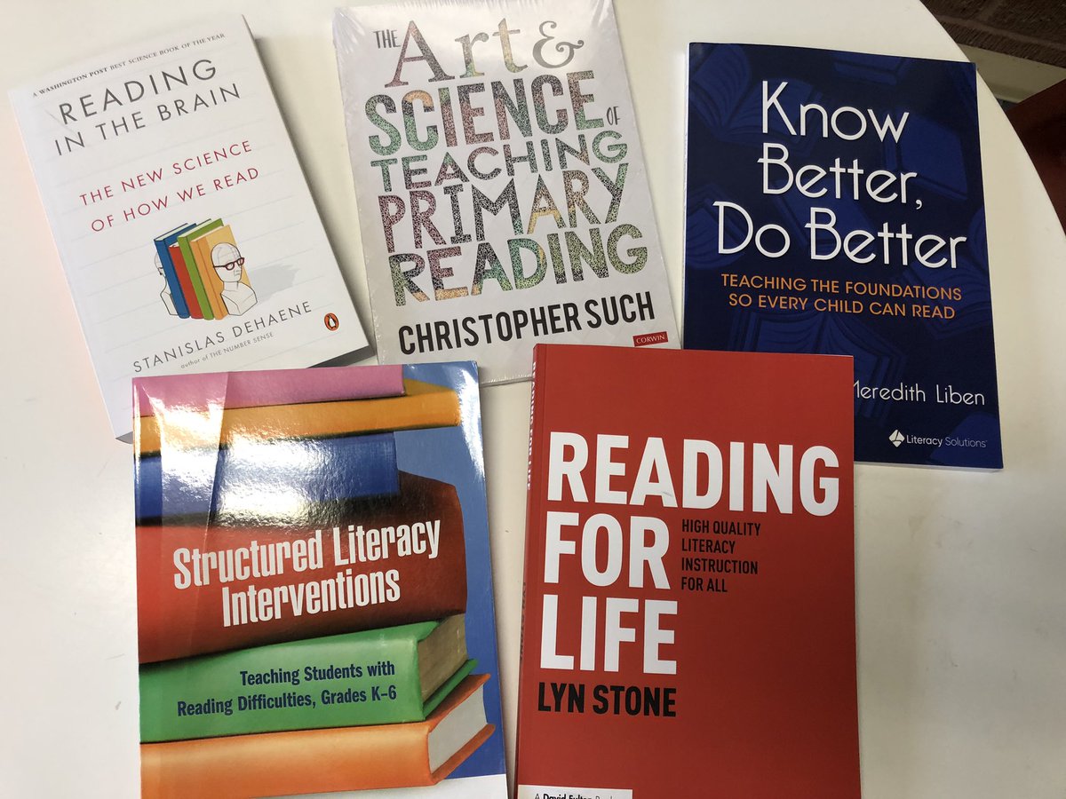 Just keep learning… bought some new books.  Interested to keep expanding our understanding of teaching literacy.