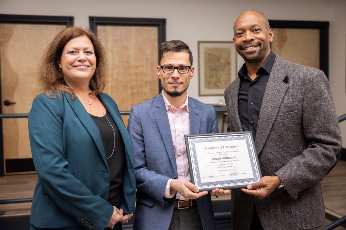 WilkinsburgCDC's tweet photo. Congratulations to our 11th Business Planning Workshop class on completing the 8-week program. Special thanks to the program sponsors; PNC Bank, First National Bank, and Neighborhood Community Development Fund. The following free class will begin in Spring 2023. https://t.co/3KjwX7L373