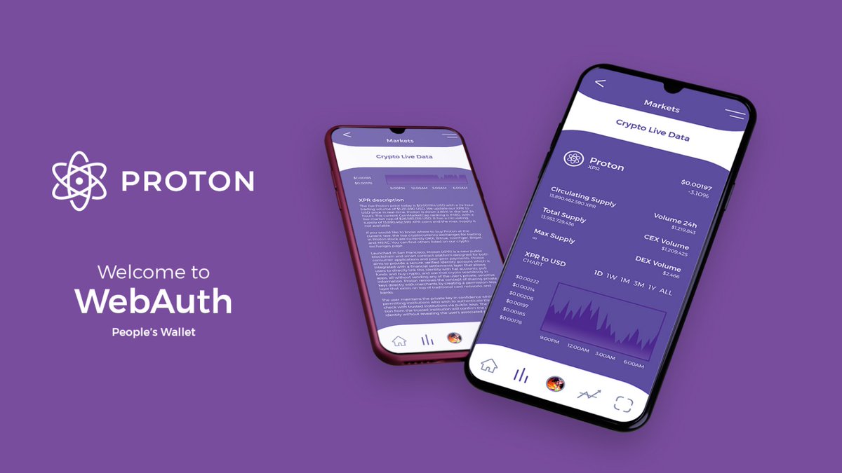 iamjusONE's tweet photo. What are your thoughts so far for WebAuth new prototype layout?
Does it deserve your ❤️ & RT ⚛️🧢 #Proton #brotons #protonians
@ProtonXPR #WebAuth #Trading $XPR #XPR #ProtonDEX @WeAreMetallicus https://t.co/HQwQDRBTEc