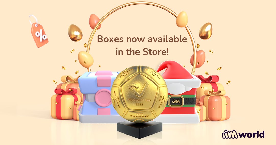 The Store is open and Boxes are now available! The Winter 2022 collection (all 3 boxes) will be sold for a limited period only. Head to vimworld.com/store and grab these boxes while they are available at a discounted rate! #VIMnews #Joy #HoHoHo #Together