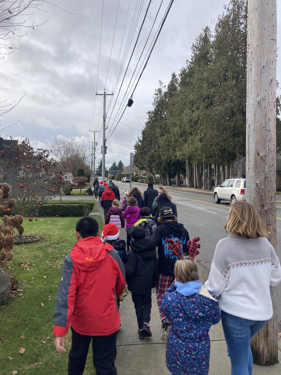 On friday Div 1 &amp; 13 delivered holiday cards around the community! Today we got the beautiful thank you gift of a Hawk sponsorship! Love this community