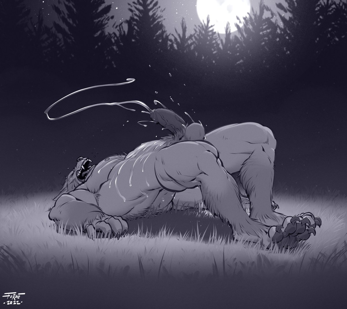 Forgewalfhammer's tweet photo. Full moons are very hard on werewolves. https://t.co/oSrfX8UQxA