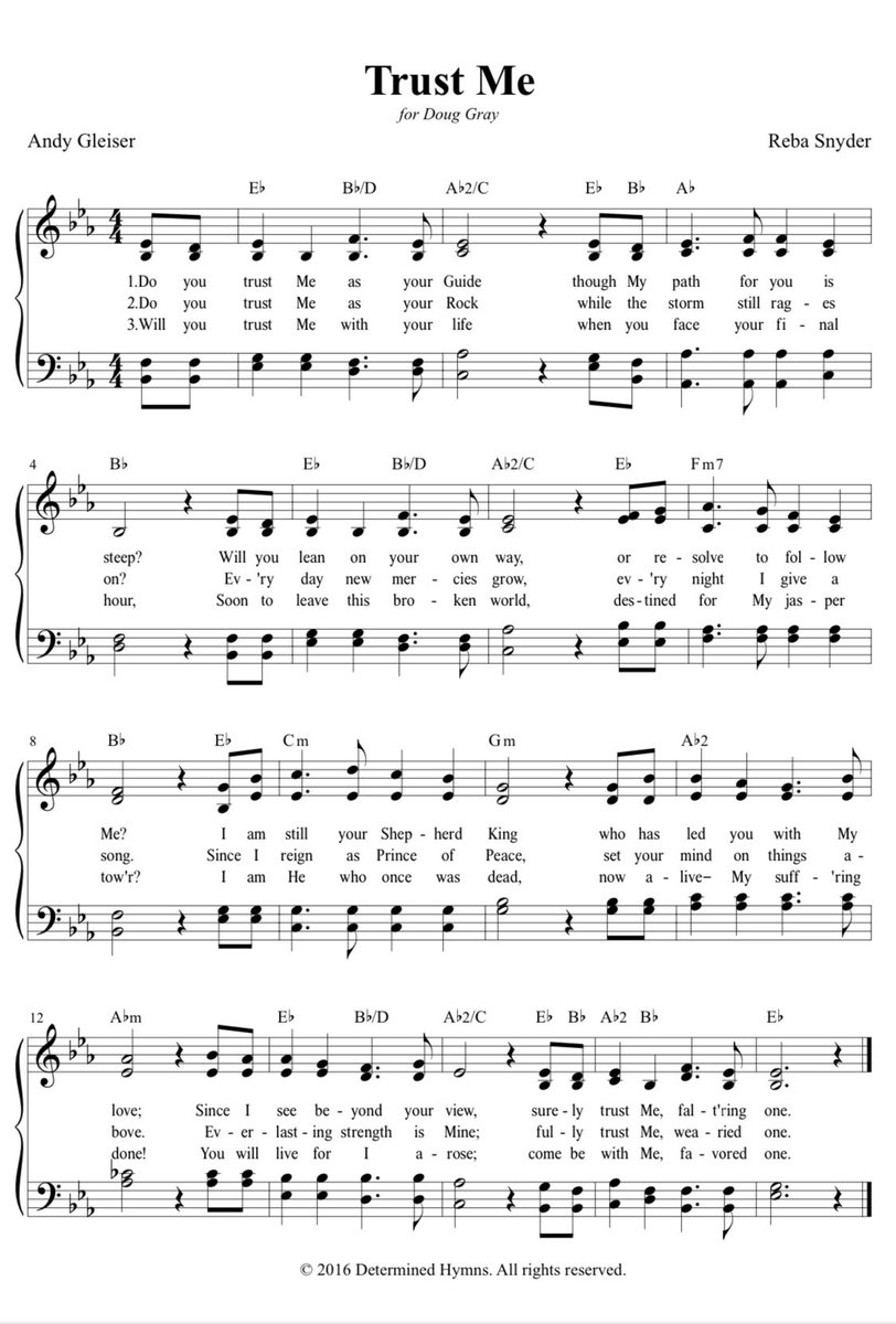 Christmas may be the most wonderful time of year, but for many the holidays bring challenges and painful memories or loss. In the heartache, go to Jesus. Trust Him. Find He is more than enough.

Download hymn pdf &amp; listen to lyric video…

andygleiser.com/hymns-o-z