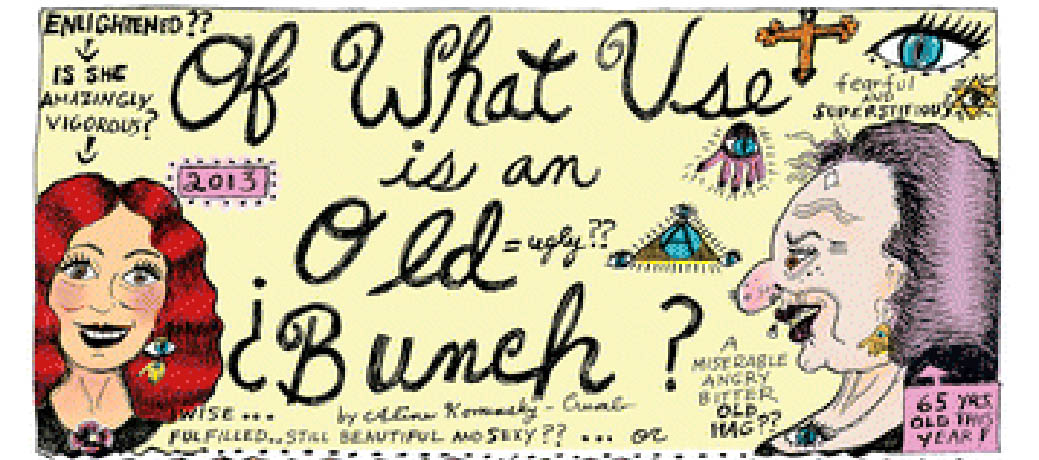 Read Aline Kominsky-Crumb's 2013 comic "Of What Use Is an Old Bunch?," open access in CI: 

journals.uchicago.edu/doi/full/10.10…