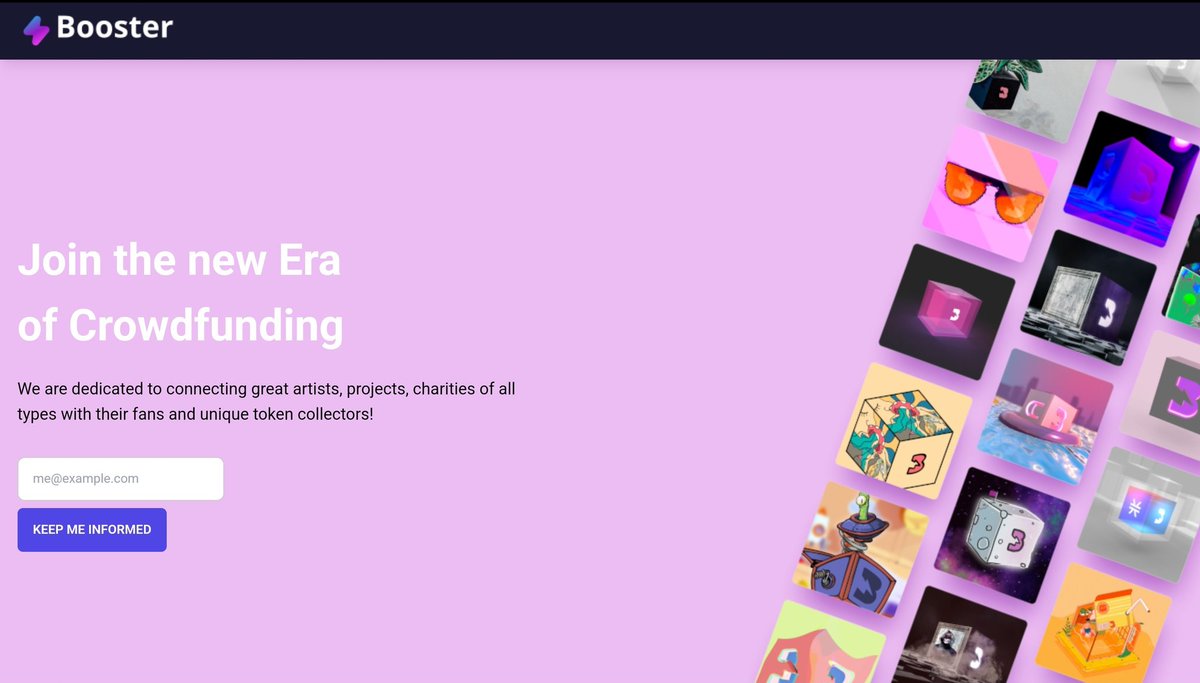 Ramping up the creator Boombox capabilities, and the first step is here: <a href="/BoosterPage/">Booster</a> booster.page Booster is a new era in crowdfunding with #Boomboxes at the core. And more.