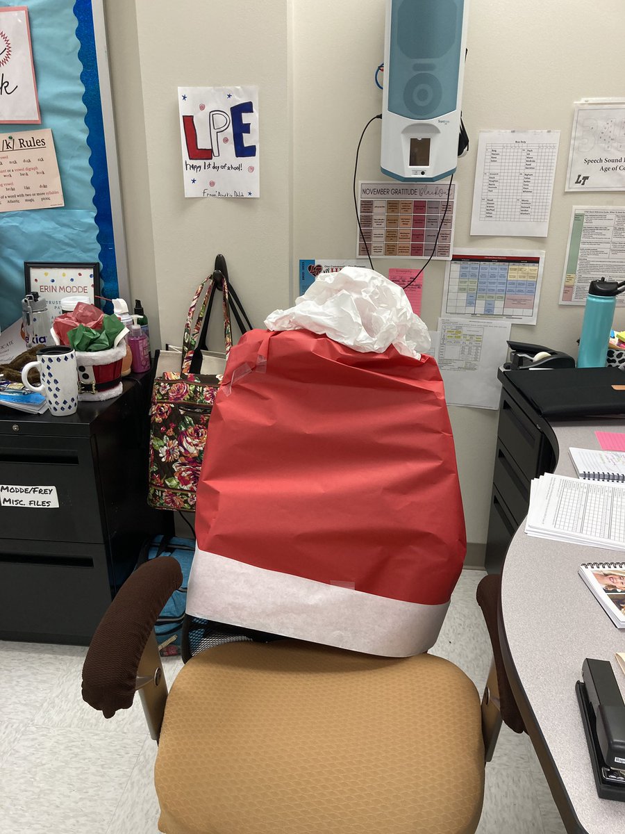 Erika Serhus (@erika_serhus) on Twitter photo Fun playing Holiday Road <a href="/LakePointeES/">LakePointeES</a> a gameshow by <a href="/KarenReich11/">Karen Reich</a>
“Decorate someone’s desk chair” for 6pts. Fun playing Holiday Road <a href="/LakePointeES/">LakePointeES</a> a gameshow by <a href="/KarenReich11/">Karen Reich</a>
“Decorate someone’s desk chair” for 6pts.