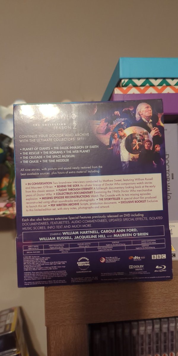 DoctorWhoDad's tweet photo. Came in today #DoctorWho collection season 2 #williamhartnell @doctorwhoguide1 https://t.co/2Et5lPQBkT