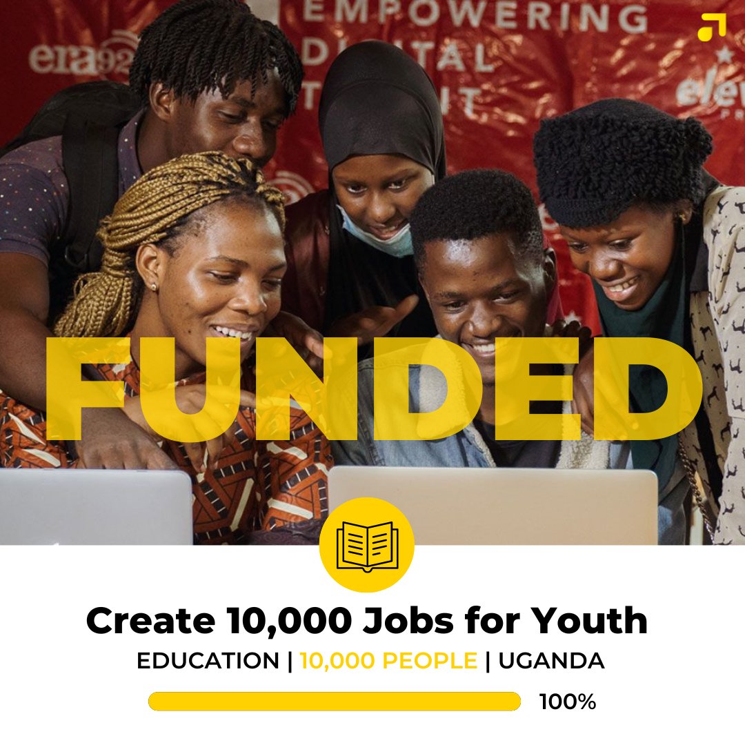 FUNDED 🎉 
Young people in the slums of Uganda now have the chance to experience the life-changing opportunity of an Education that wouldn't have been possible without YOU! Thank you, Lifters!