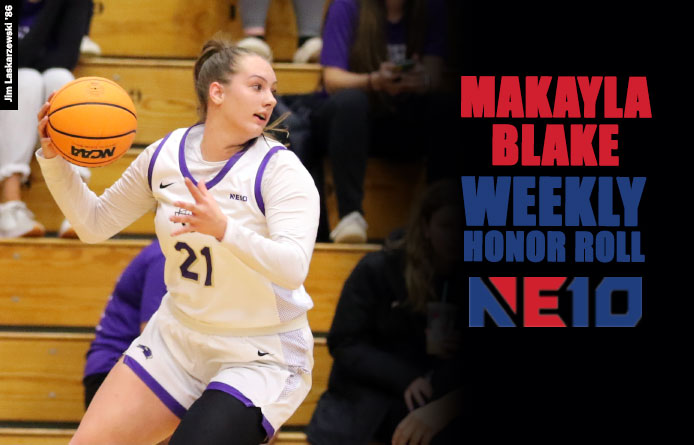 Blake Earns Selection to NE10 Weekly Honor Roll bit.ly/3HwIxMc 

#smcvt #btv #vt #NE10EMBRACE