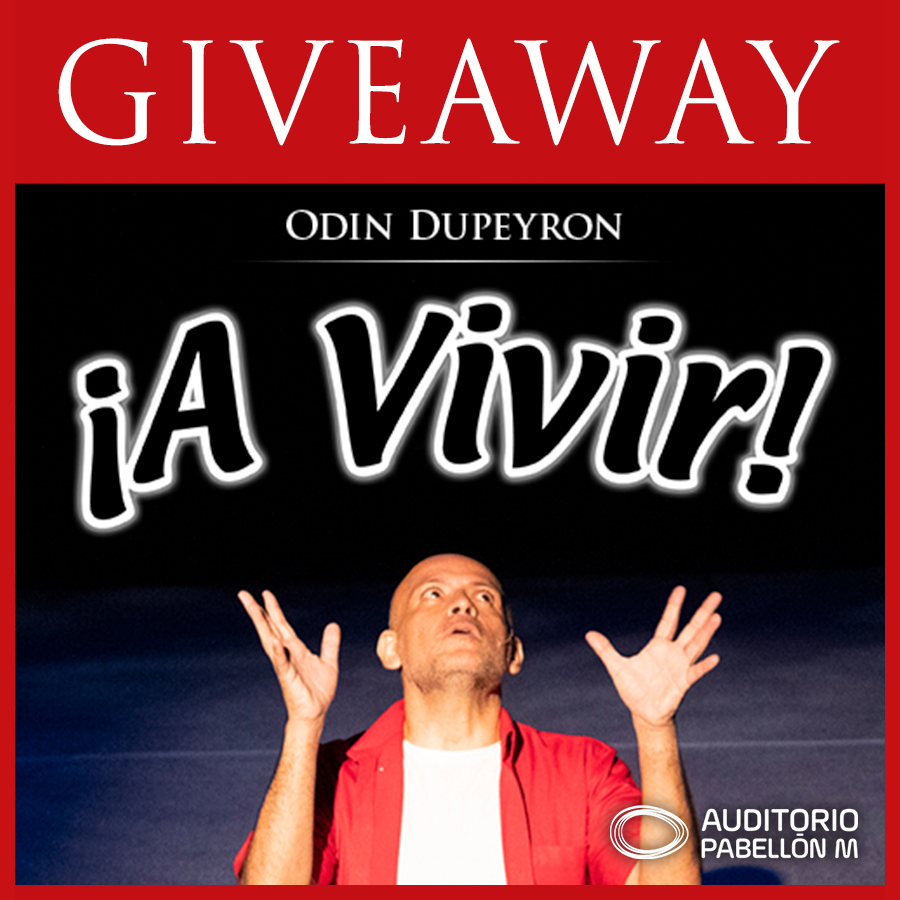 🎭 G I V E A W A Y 🎭

La exitosa obra "A vivir" llega a Monterrey este 14 de Diciembre a las 20:30 horas. Participa para llevarte un acceso doble: 

🔹Da RT, like y síguenos para participar.

🏆El ganador será anunciado este 13 de Diciembre a las 16:00 hrs.