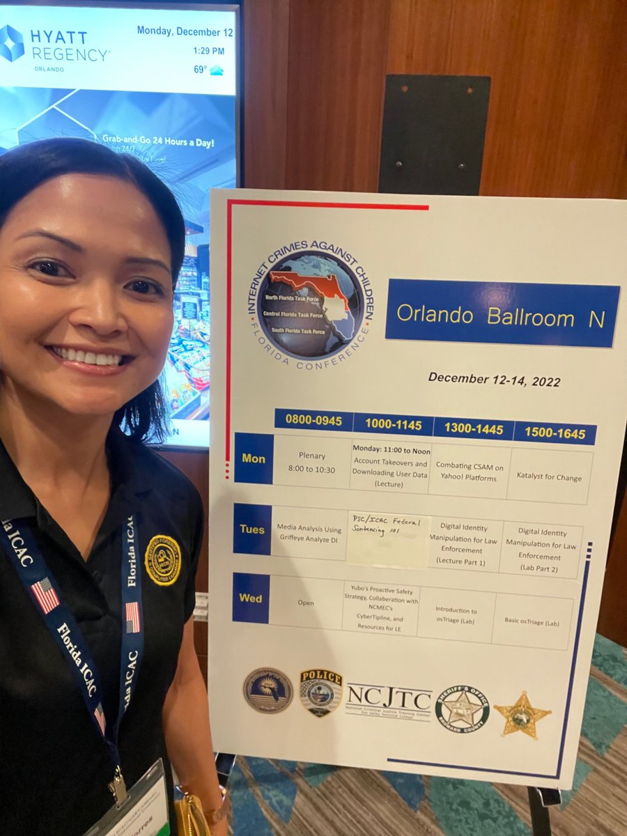 ess_torres's tweet photo. 𝗙𝗟 𝗜𝗖𝗔𝗖 𝗖𝗼𝗻𝗳𝗲𝗿𝗲𝗻𝗰𝗲 𝗮𝘁𝘁𝗲𝗻𝗱𝗲𝗲𝘀! Join me tmrw in Orlando Ballroom N, at 0800, for a discussion on using @GriffeyeTech 𝗔𝗻𝗮𝗹𝘆𝘇𝗲 𝗗𝗜 for media analysis. I'll be sharing details of cases in which Analyze helped me safeguard children in my community
#dfir https://t.co/l0qNaJaJmL