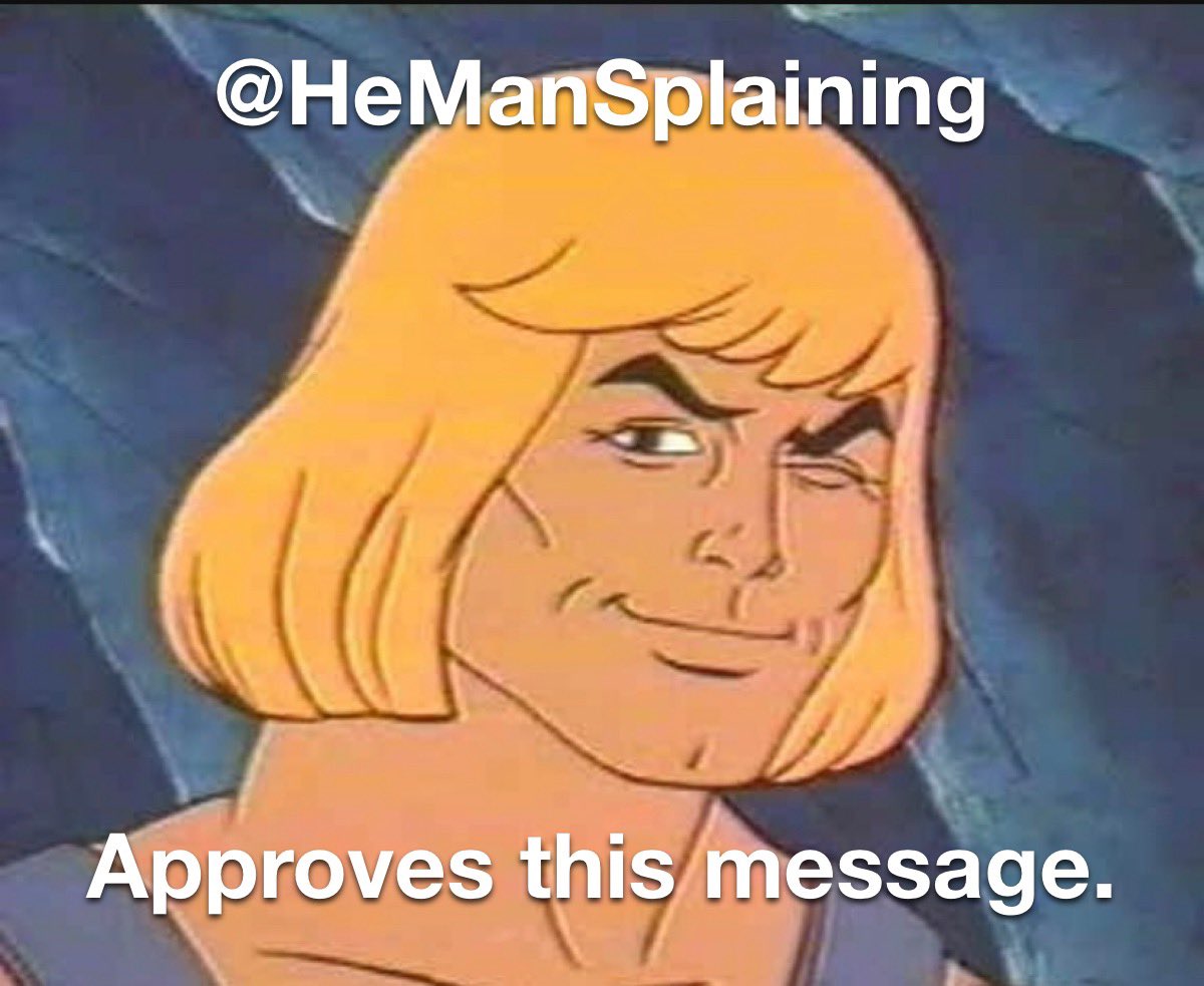 HeManSplaining's tweet image. 