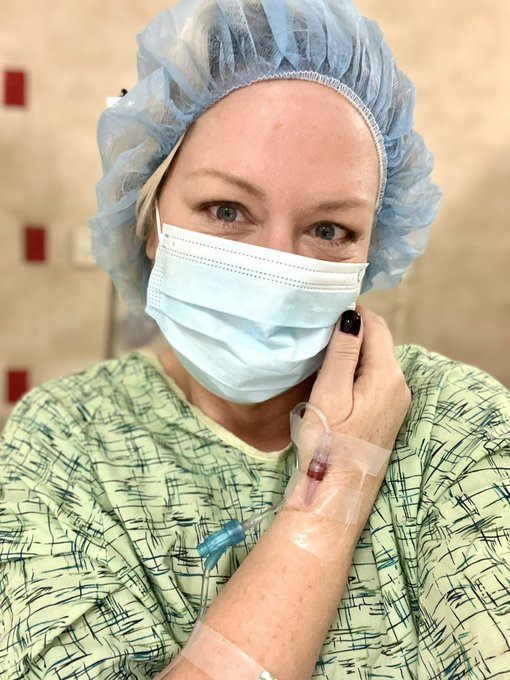 1 pic. Greetings from the hospital, about to get major foot surgery today, won’t be able to walk (or