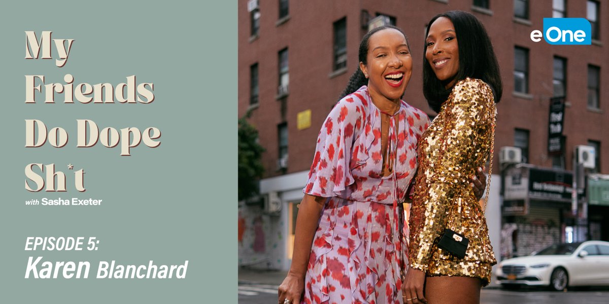 Tomorrow on My Friends Do Dope Sh*t @SashaExeter welcomes her friend @KarenBritChick and they talk fashion, luxury, and taking over the style scene. Get ready to be inspired! Subscribe now: bit.ly/3NRgBne