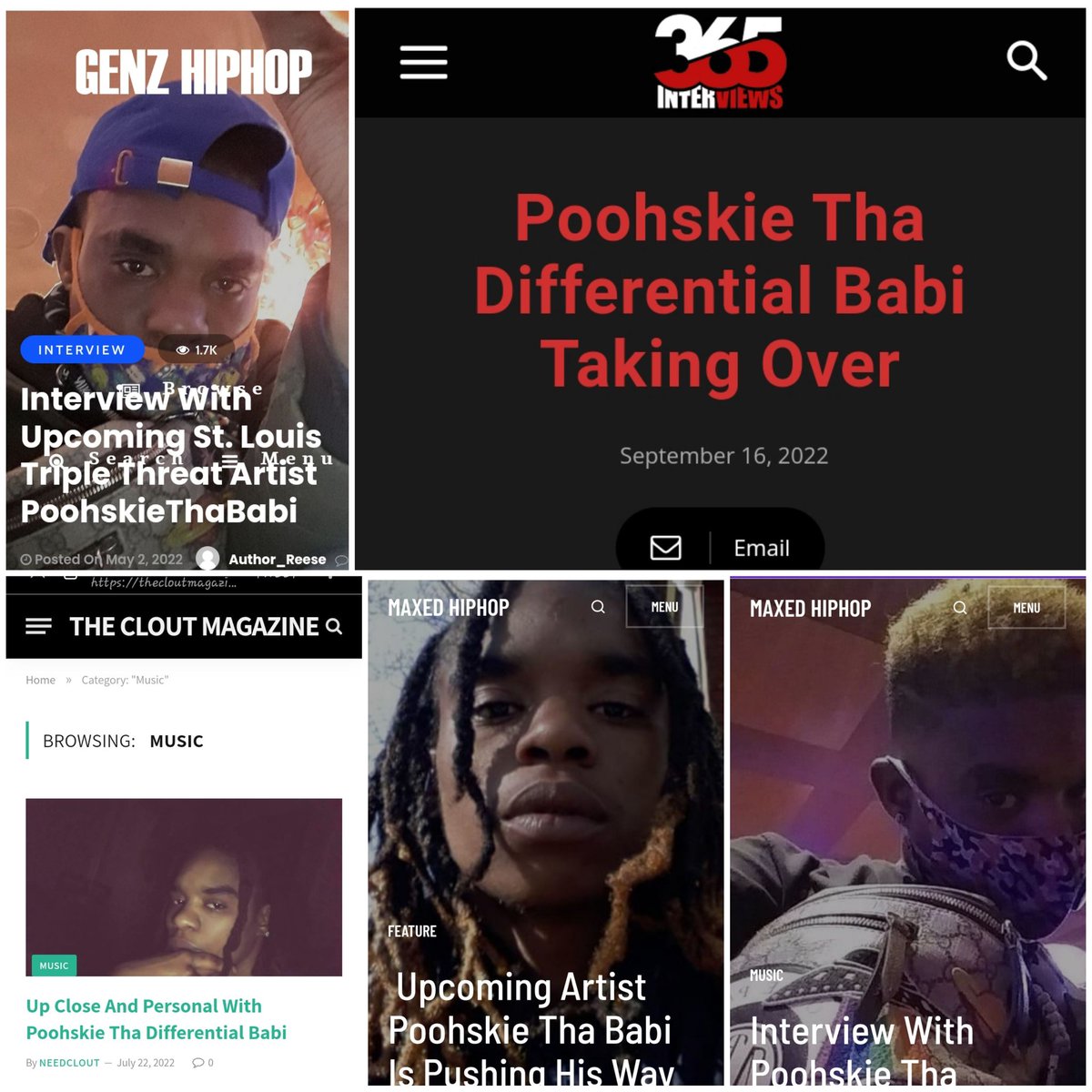 PoohskieTha's tweet photo. #GenzHipHop #MaxedHipHop 2×
#CloutMag #365interview
#SoSaintLouis #Poohskie_Tha_Differential_Babi
#FeelMeNowEnt
#PartnerShipWit #YerLabel
#SwaggertownRecords https://t.co/FBt0o9wMTS