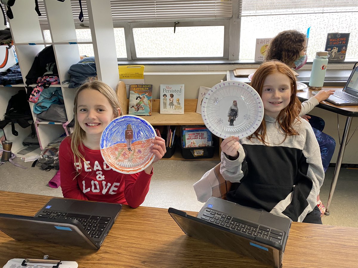 We worked really hard last week on our “Trapped in a Snow Globe” stories so today we followed up with making our own snow globes!