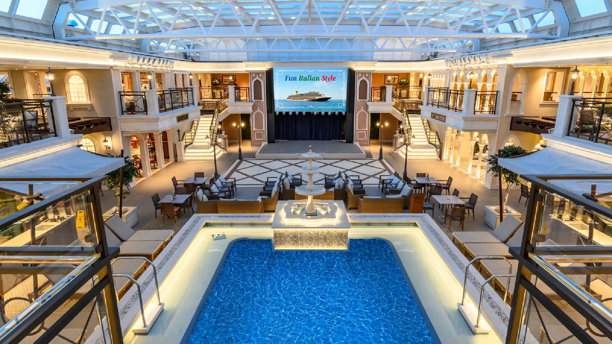 CarnivalPR's tweet photo. Carnival Cruise Line Unveils New Details for Carnival Venezia: https://t.co/ypCjYQuaHG https://t.co/YfYYrDyrZw