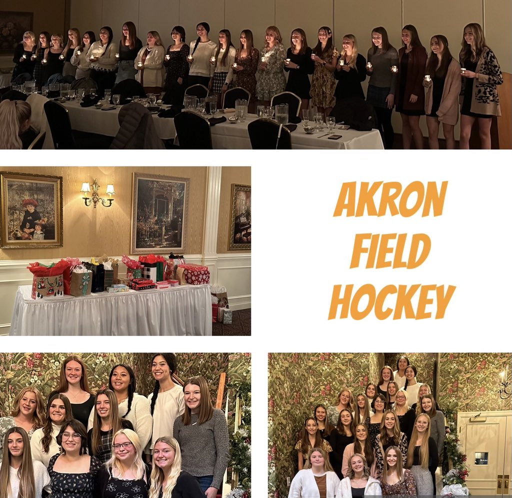 AkronHSSports's tweet photo. Akron field hockey wraps up another successful season with a candle ceremony at the banquet last night celebrating the team and saying one last goodbye to our seniors👋🏻 https://t.co/ZX8udK4cdi