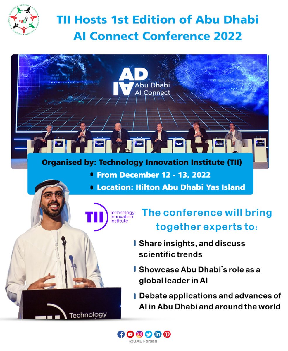 UAE Forsan on Twitter "TII Hosts 1st Edition of Abu Dhabi AI Connect
