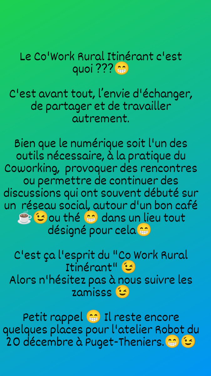 FSRelaisInfos's tweet image. Petite info 😁
