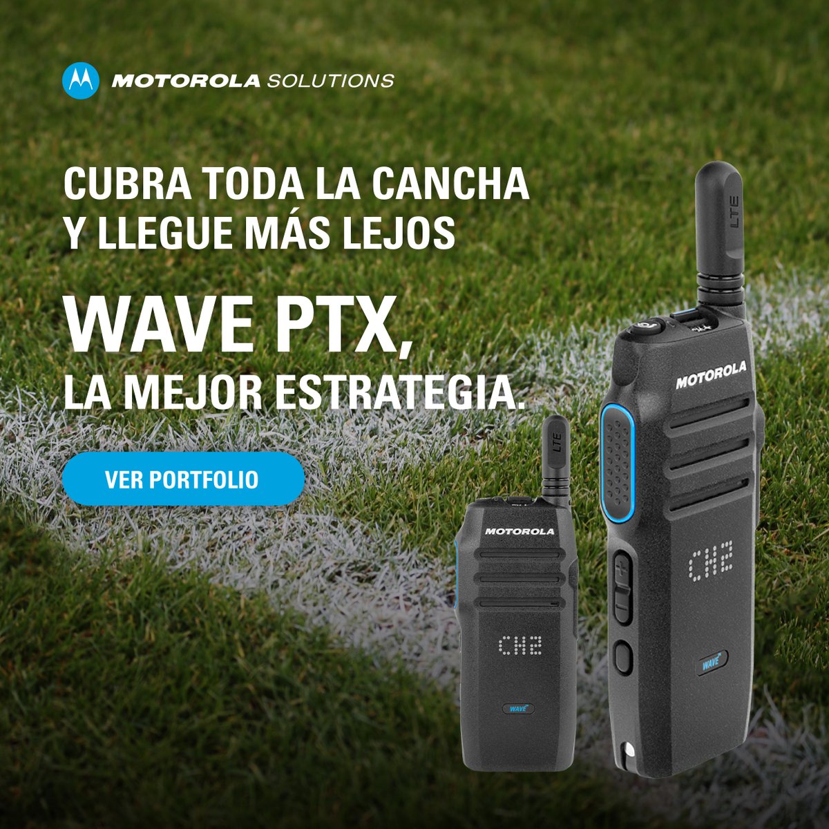 MotorolaLatam's tweet photo. ¡Cubre toda las posiciones con #WAVEPTX y #MotorolaSolutions!
 
Conoce este servicio Push To Talk #PTT que te ayudará a llevar las Comunicaciones Instantáneas de Radios a donde quieras. 👉 https://t.co/oarrE5jTsl https://t.co/9PPjGsrhiy
