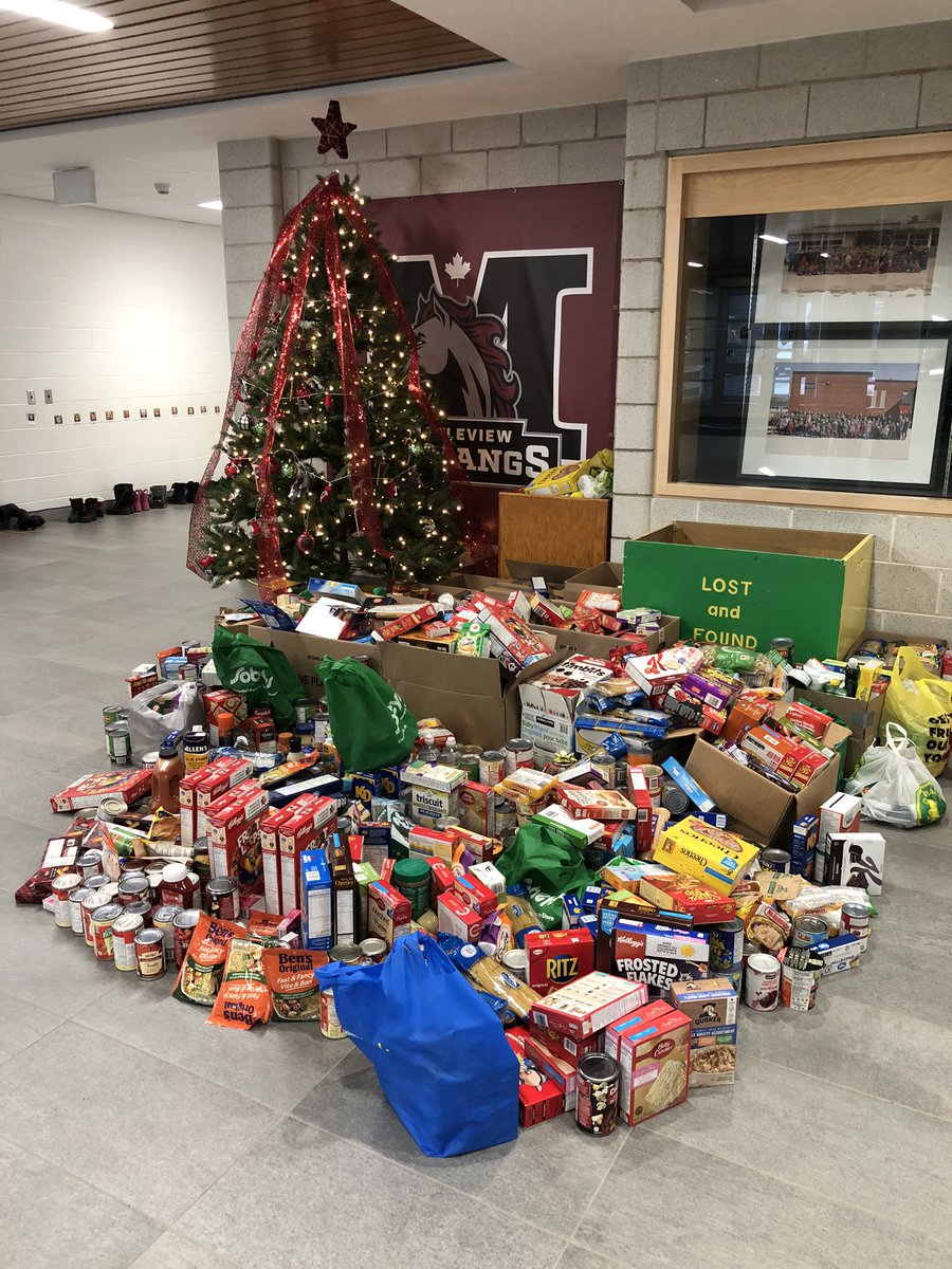 Mapleview <a href="/M_Mustangs_/">Mapleview Elementary School</a> collected 2000 food items for our annual food drive. <a href="/GEDSB/">Grand Erie District School Board</a> <a href="/sarahjcloutier/">Sarah Cloutier</a>