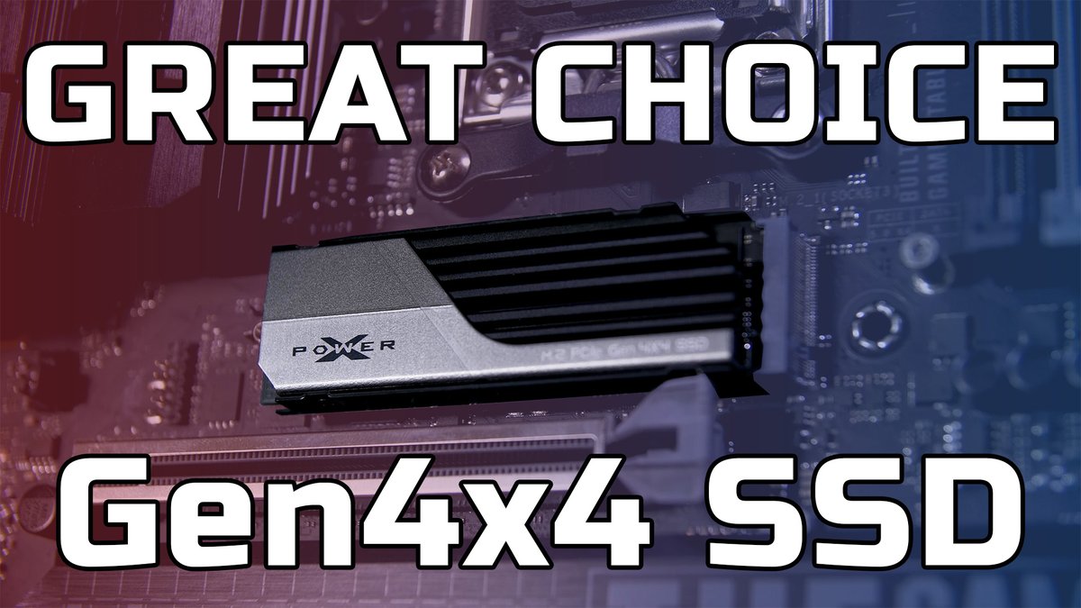 💥 NEW VIDEO! 💥 The @SiliconPowerEN XS70 is a great drive. It's a PCIe Gen4x4 drive that comes with a heatsink (pre-attached, but removable) and a great price. Come check out the full review: 👉👉👉 youtu.be/lhC-FRfOerQ