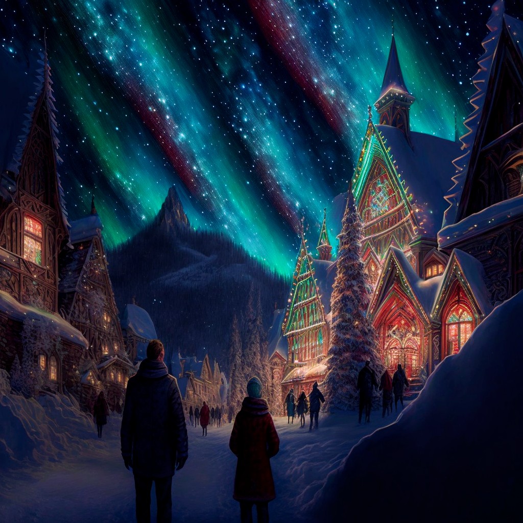 ❄️Winter Wonderland by @evelynsaiart 
#aiart #midjourney #aiartcommunity #aiartdailytheme