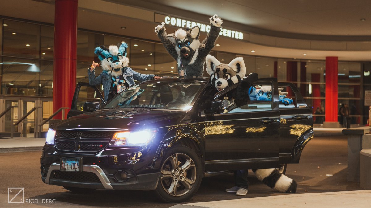 WE GOT THE FURRY CAR CREW AT #MFF2022