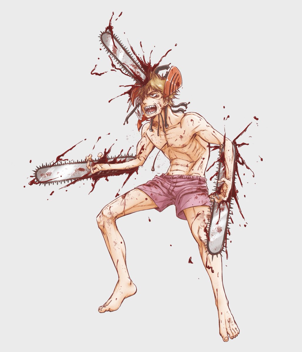 Denji whenever Makima says "attack!" 
Thanks to everyone that came say hello <3

#chainsawman #artvtuber #VTuberUprising https://t.co/fCmIcs7Y8s