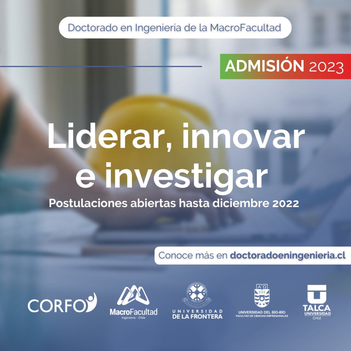 🔹Programa recientemente #Acreditado ✅ Se ofrecen becas de arancel + manutención ✅

🌐Para más información ⤵️
doctoradoeningenieria.cl 

#Doctorado #PhD #DoctoradoEnIngeniería #MacroFacultad #Postgrado #UFRO #UBB #UTalca #CORFO #Admisión2023