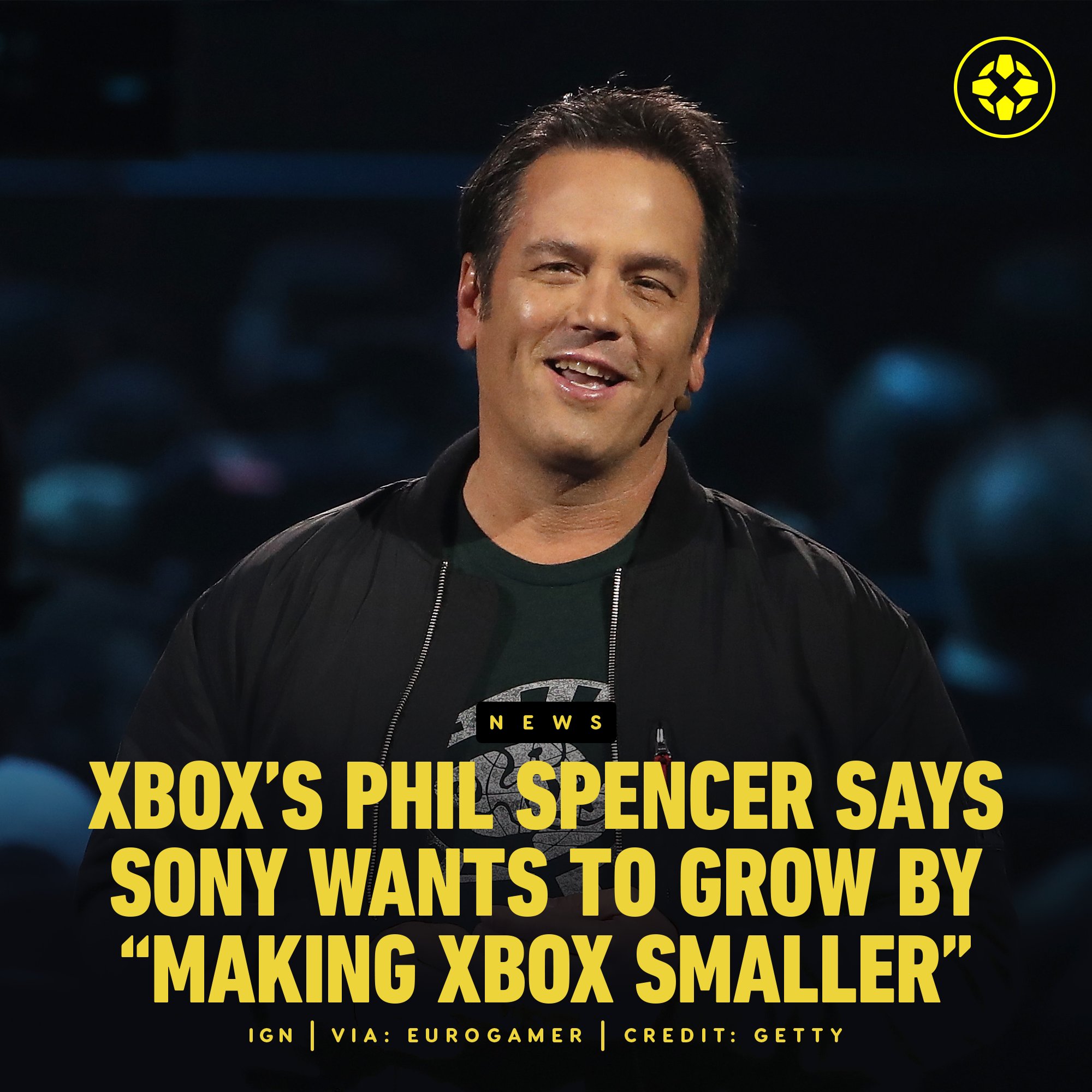 Xbox boss Phil Spencer says Sony wants to grow by making Xbox smaller