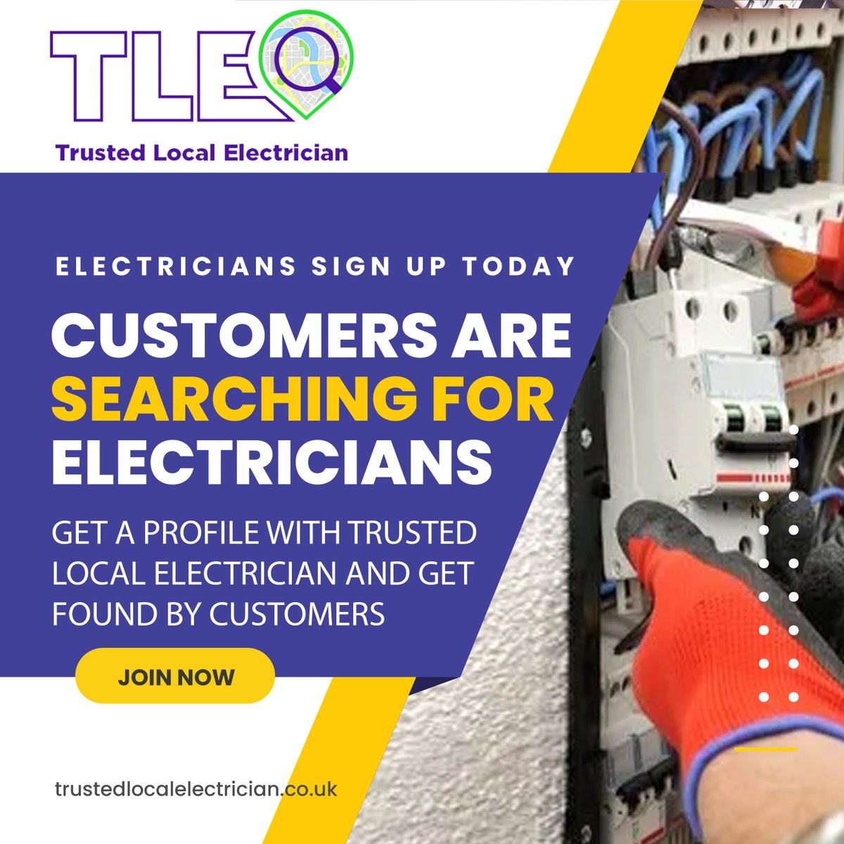 TrustedLocalEl1's tweet image. Electricians, Get found by customers actively looking for their Trusted Local Electrician - Get your profile today at trustedlocalelectrician.co.uk #electrician #electrcians #niceic #napit #sparky