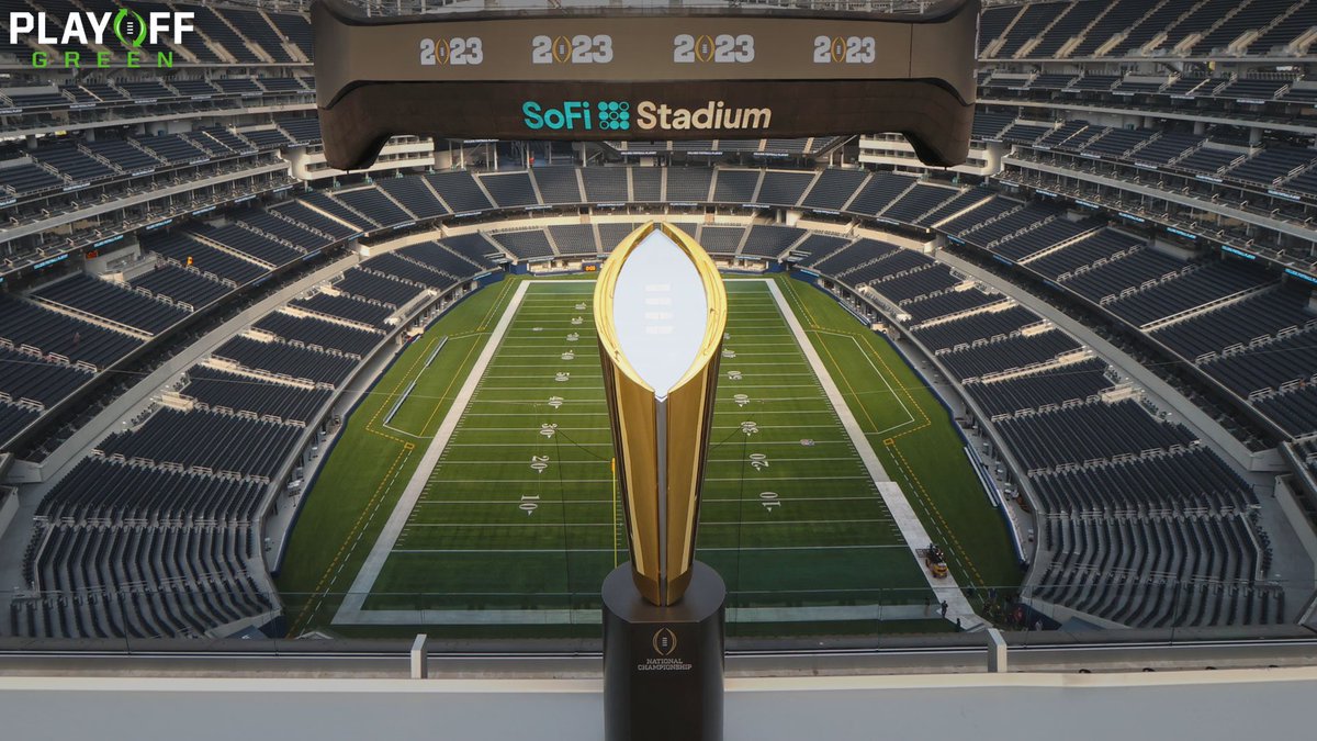 We’re back, this year in Los Angeles! 
♻️ 🏈🏆 

Creating a positive, lasting “green” legacy – One host community at a time

#CFBPlayoff • #PlayoffGreen