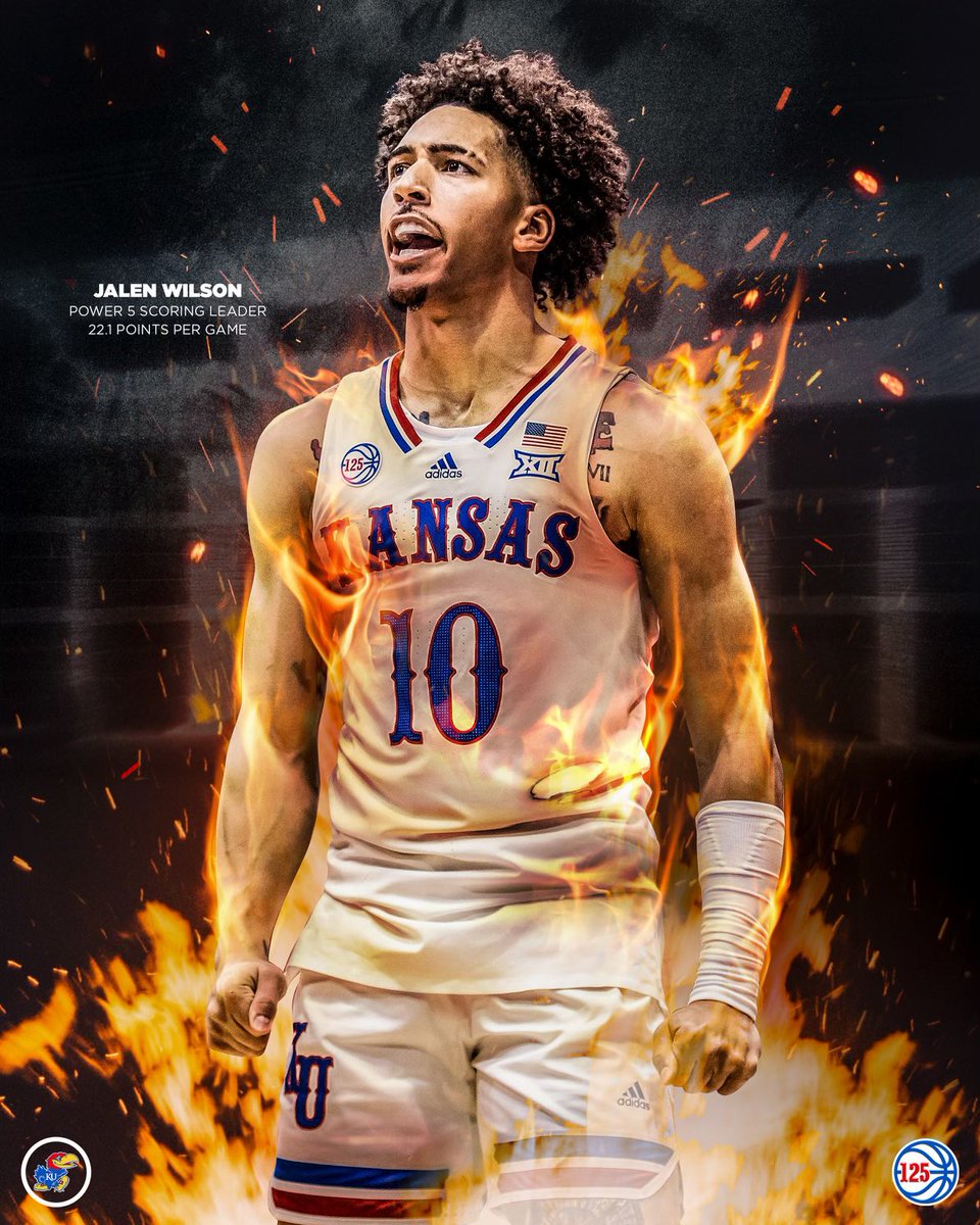 KUHoops's tweet photo. jwill stays bringing the heat 🔥 https://t.co/8BntmaixAR
