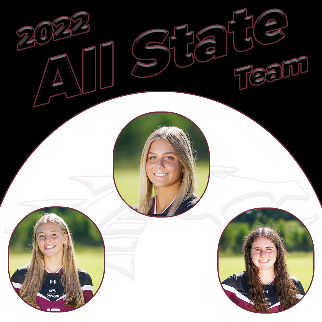 LdyDragonSoccer's tweet photo. The awards keep coming for The Lady Dragons. Congratulations to Amelya Jacobs, Kerigan Kivisto and Olivia Federico for their selections to the All State team of 2022.

#Takethebridge https://t.co/QNnqpiYwR2