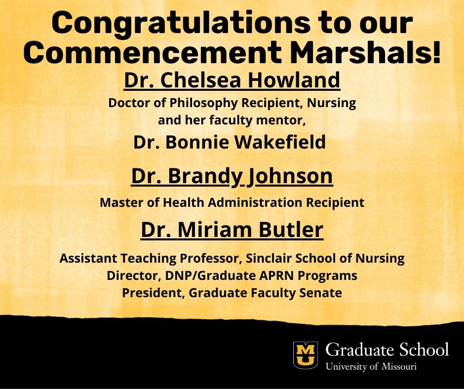 Please join us in congratulating our Fall 2022 Commencement Marshals!