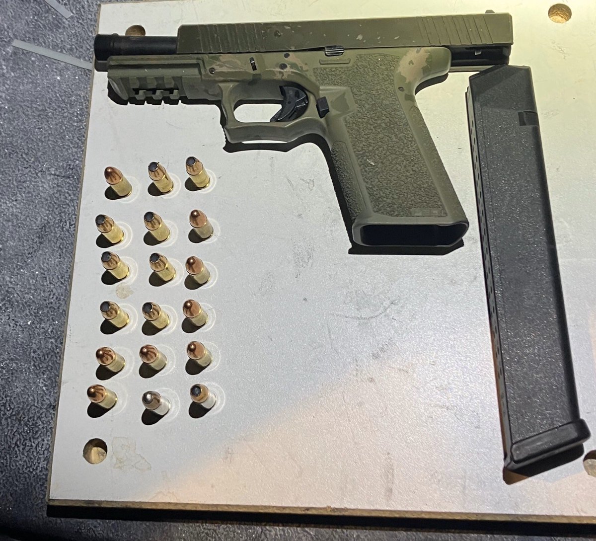 Great Job by our Patrol Officers for getting #Onelessgun off the street!