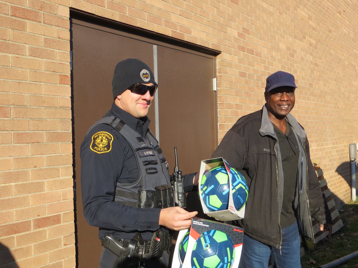 PghZone6's tweet photo. Zone 6 officers Stinebaugh and Stehle played Santa's elves last week.

They met with Councilman Coghill at the Marines Toys for Tots warehouse in Monroeville to pick up toys that will be distributed to kids in Zone 6 this holiday season. https://t.co/hnqruEJPUq
