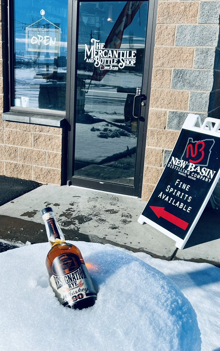 When life gives you snow- throw a little whiskey on it!