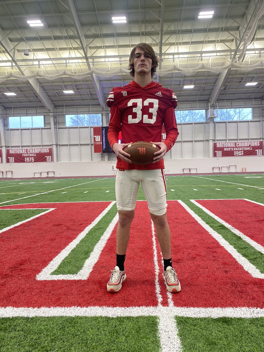 after a great visit I'm blessed to receive an opportunity to play for @JimCollins_FB and @WittFootball !! @cdavie51 @xeniabucsfb