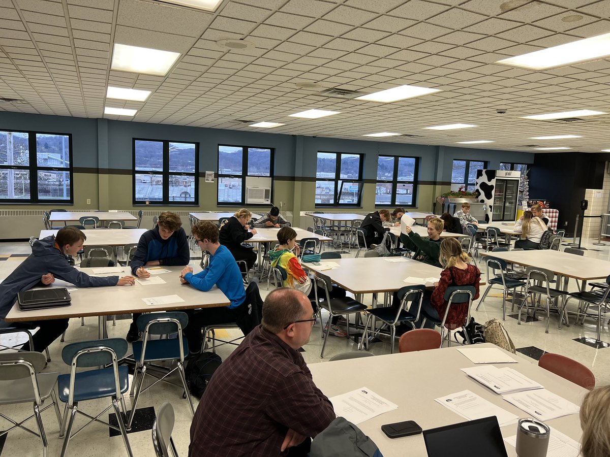Quaker Valley’s Math League Team are hosting our friends from Montour and Freedom today for the monthly competition! #TheseKidsAreSmart #WeAreQV